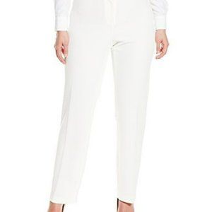Kasper Women's Dress Pants Vanilla Ice White Size 16-20W Plus
